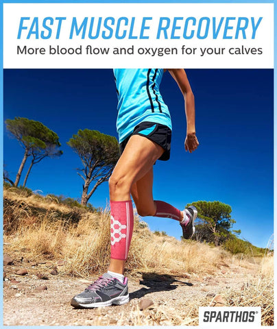 Calf Compression Sleeves by SPARTHOS