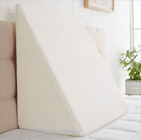Basics Memory Foam Bed Wedge Pillow - Standard, 24"x24"x14"